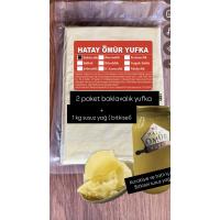 2 PAKET BAKLAVALIK YUFKA + 1 KG YAĞ (SUSUZ)